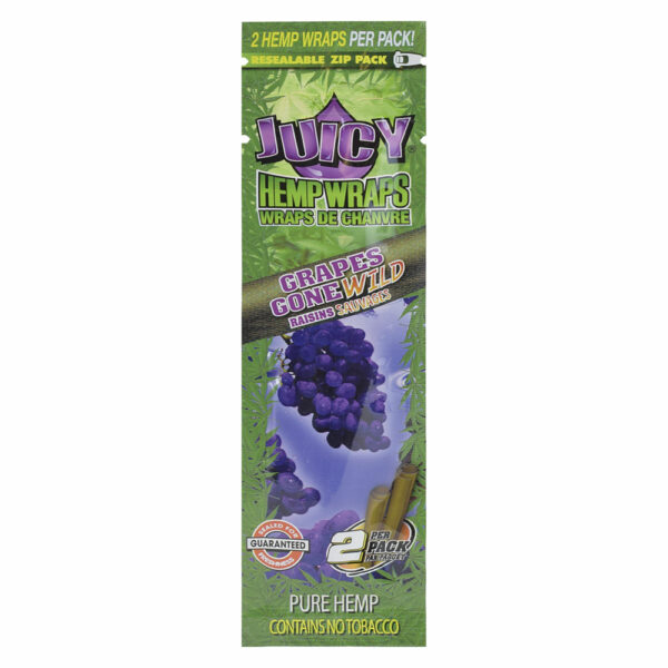 Juicy Jay’s Hempwraps Purple - Grapes (2pc)