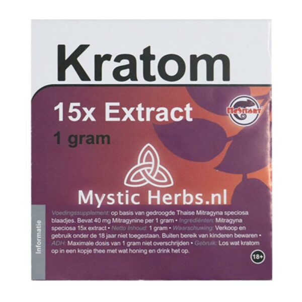Kratom 15x extract - 1 gram