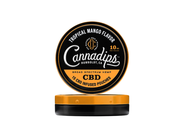 CannaDips Tropical Mango Flavor 10 mg (CBD Snuss)