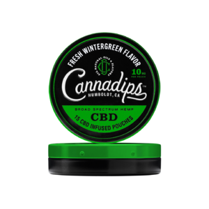 CannaDips Fresh Wintergreen Flavor 10 mg (CBD Snuss)