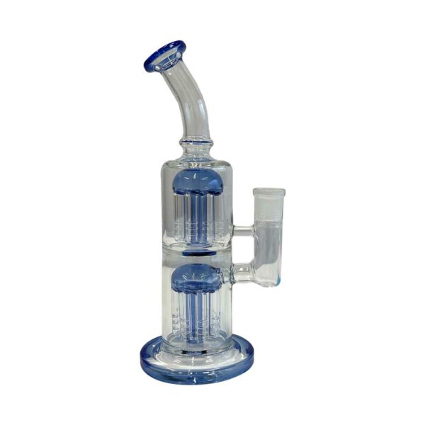 Bubbler Double Perculator Blue 22cm