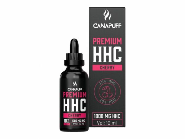HHC Olie Cherry 10% - 10ml - 1000mg HHC - Cannapuff