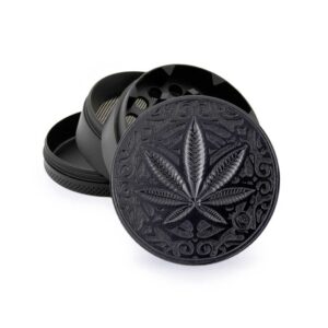 Metalen Grinder Black Leaf