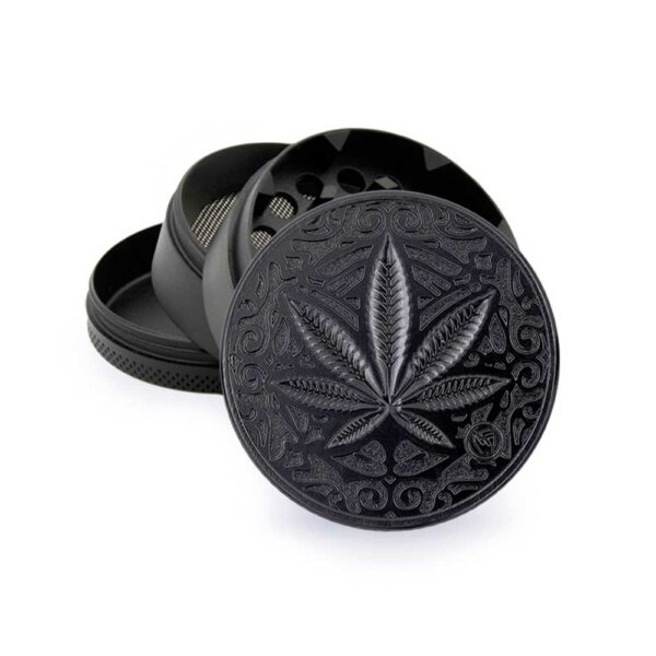 Metalen Grinder Black Leaf