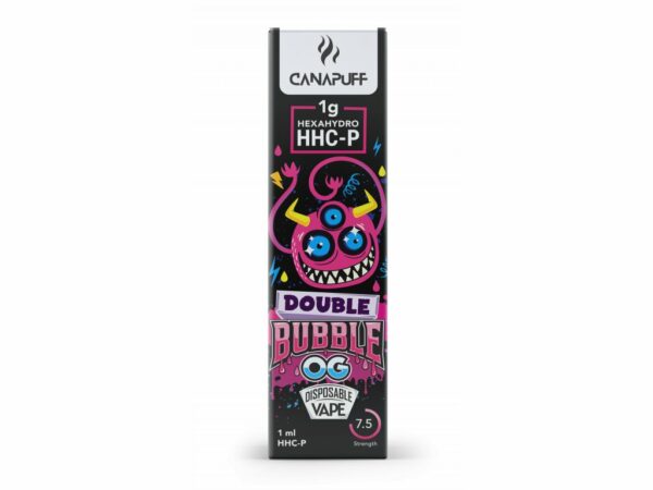 Double Bubble OG HHC-O Vape Kopen - CanaPuff Black