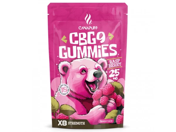 CBG9 Gummies Raspberry