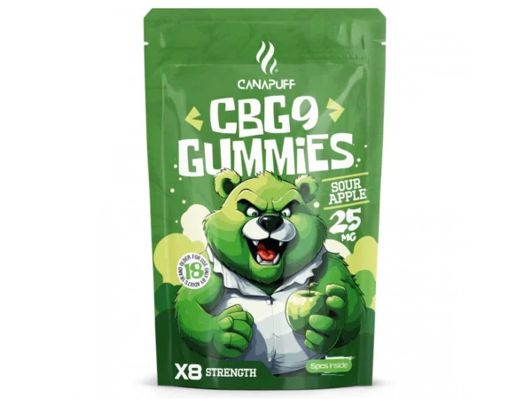 CBG9 Gummies - Sour Apple