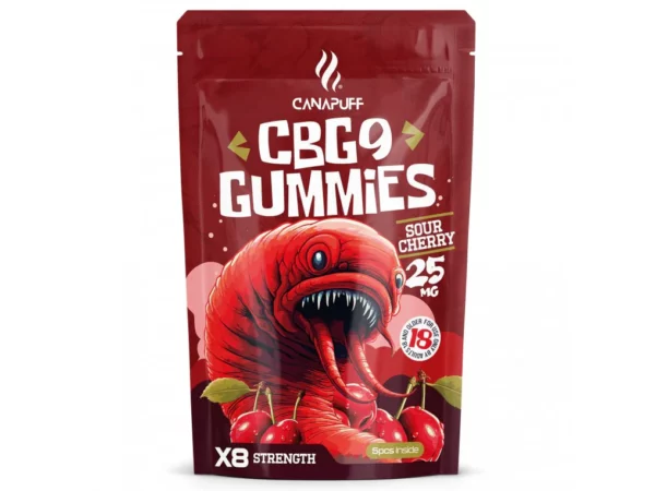 CBG9 Gummies - Sour Cherry