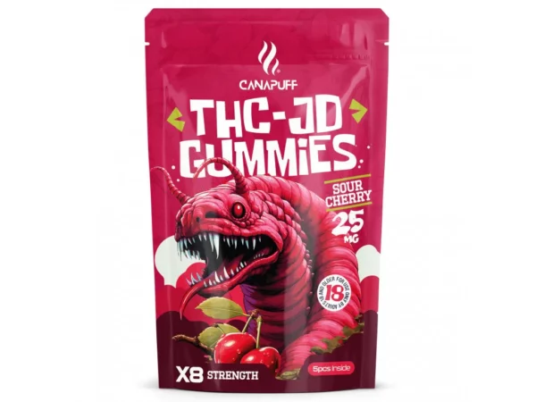 THC-JD Gummies - Sour Cherry