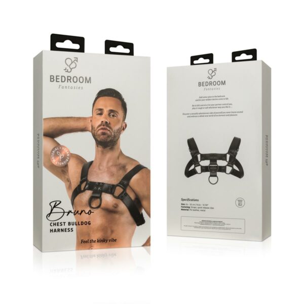 Bruno Bondage Harness - Black Kopen