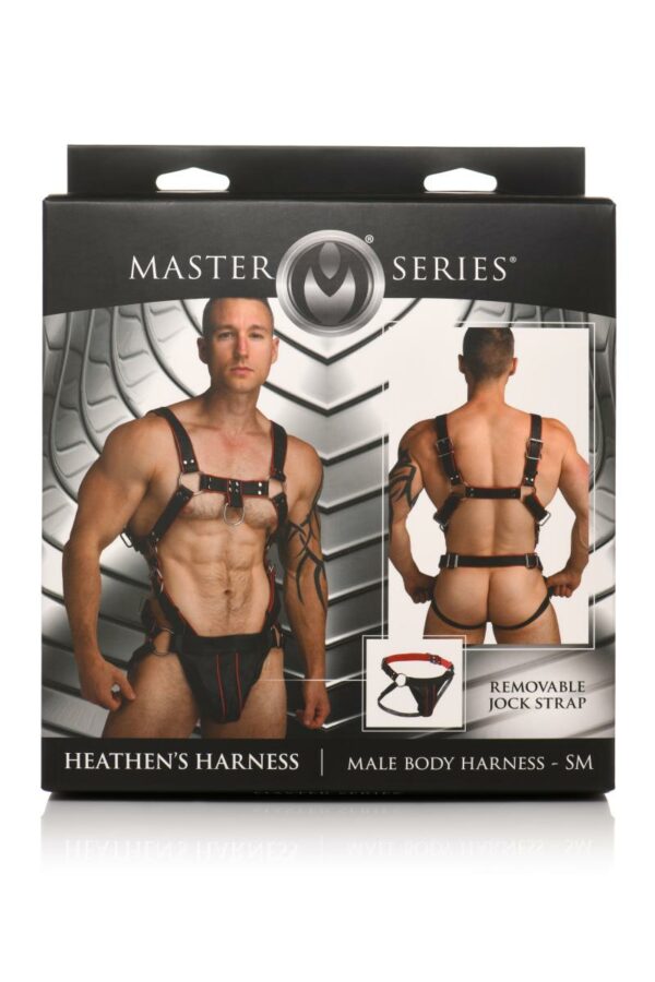 Heathen Harness S,M,L,XL Black, Red Kopen