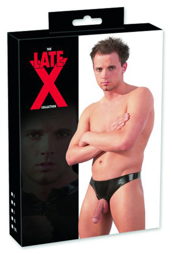 Men's Latex Briefs With Opening Kopen