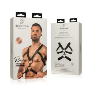 Rocco Bondage Harness - Black Kopen