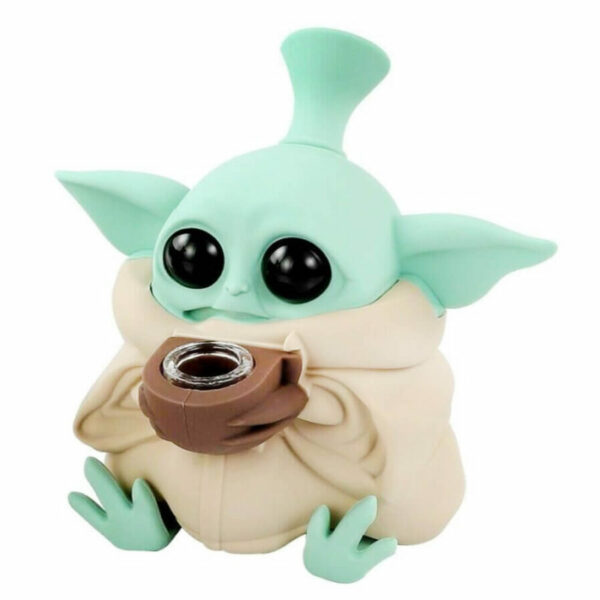 Alien Beige Silicone Bong with Removable Pieces Kopen