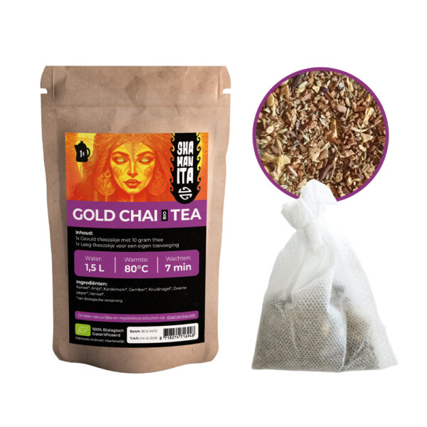 Shamanita Gold Chai Bio Tea Kopen