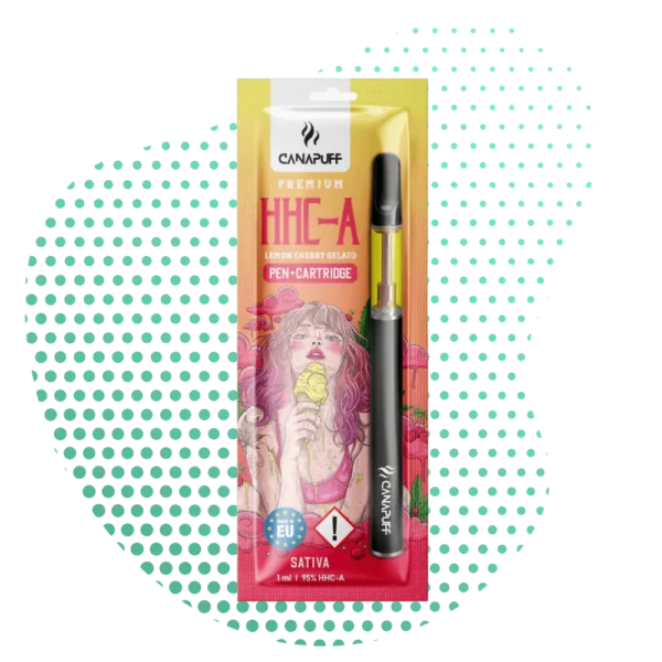 Canapuff - Lemon Cherry Gelato - HHC-A 95% - Pen+Cartridge Kopen
